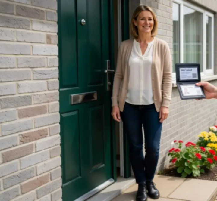 Professional providing safe and trusted home support